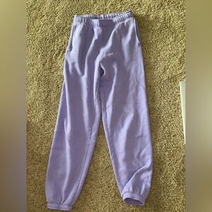 Aritzia TNA Purple Joggers